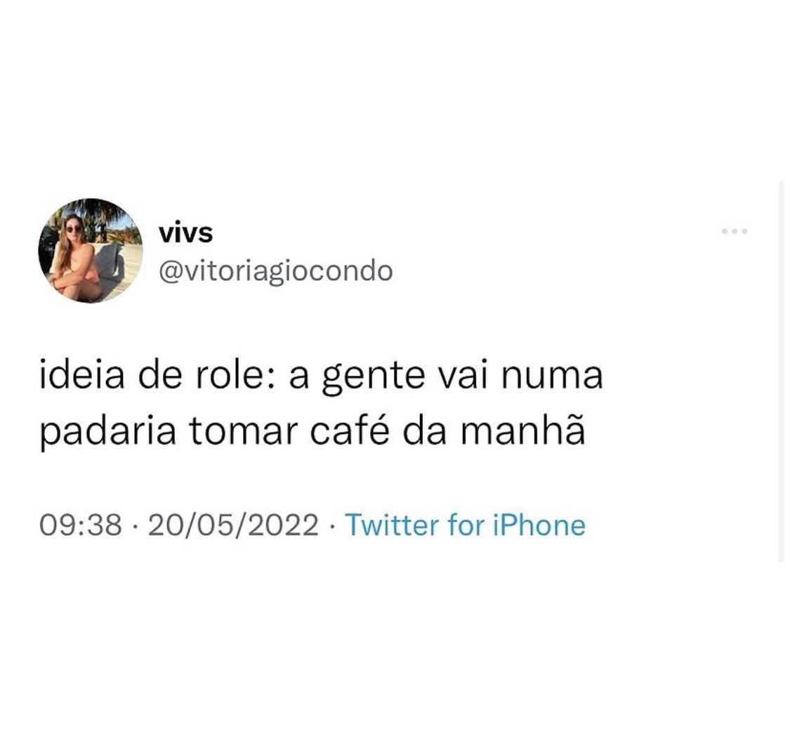 Ideia de rolê