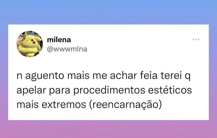 Não aguento mais