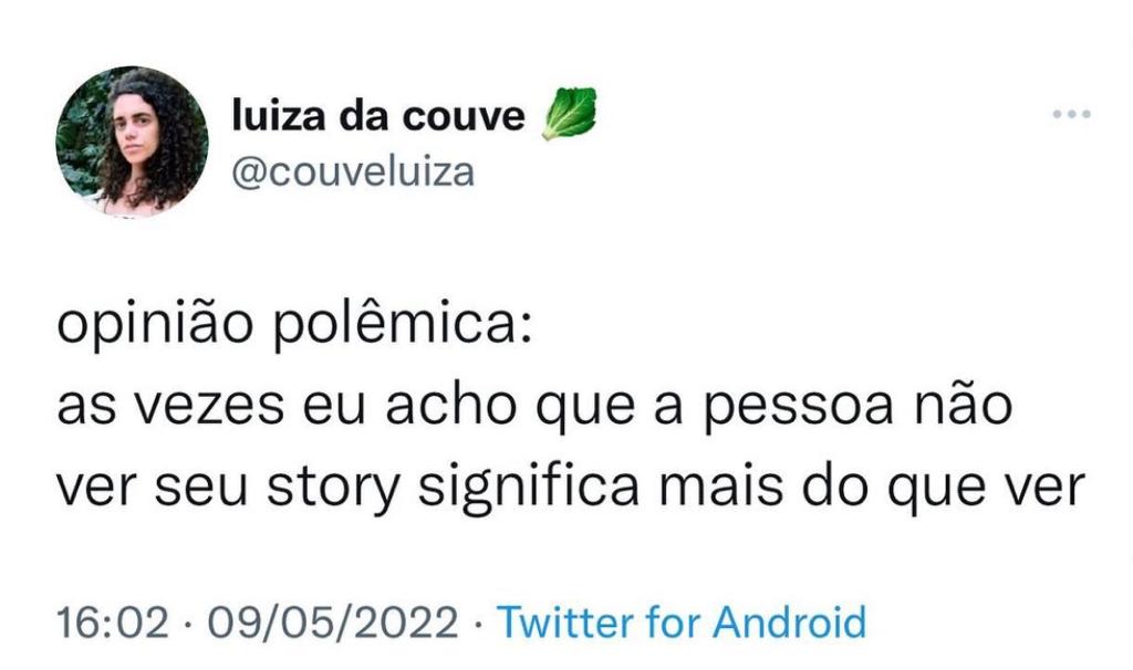Opinião polêmica