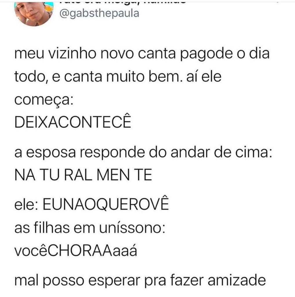 Quero fazer amizade também