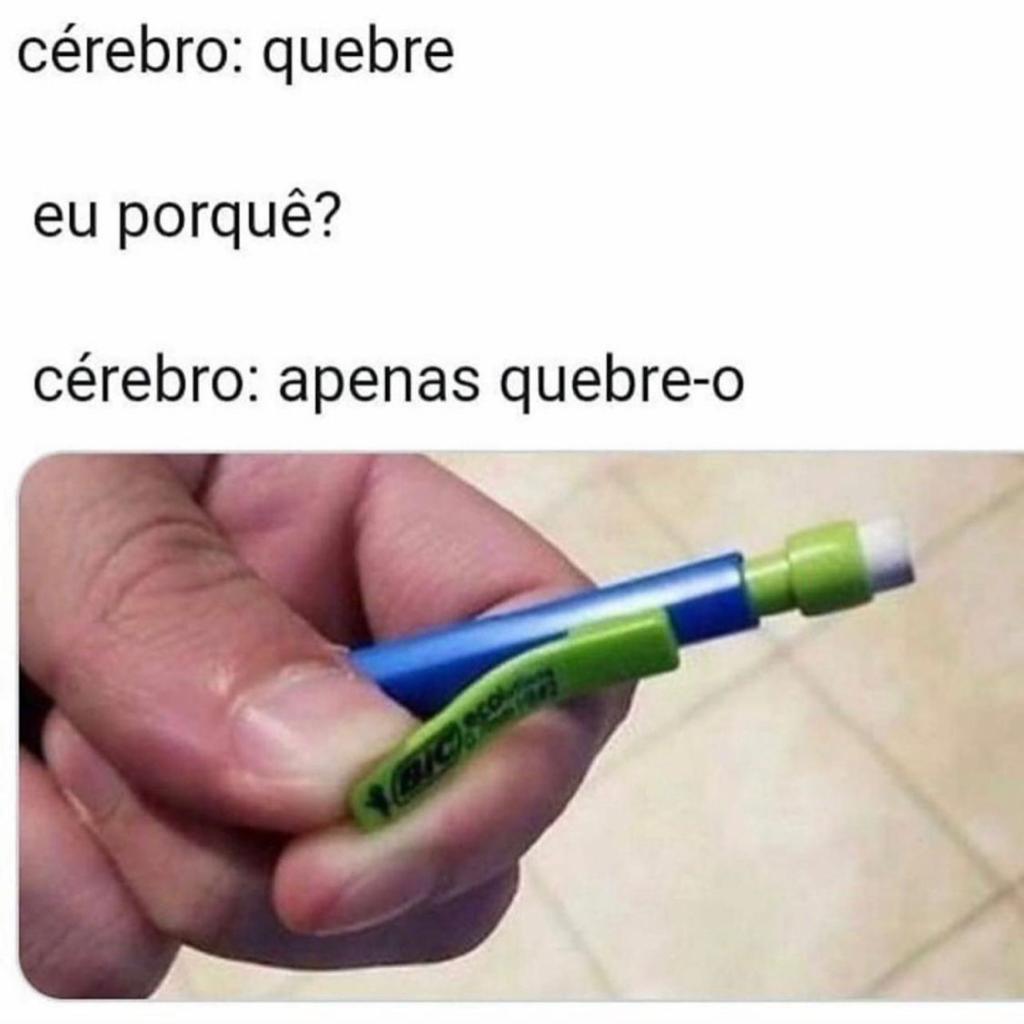 Meu cérebro é desse jeito
