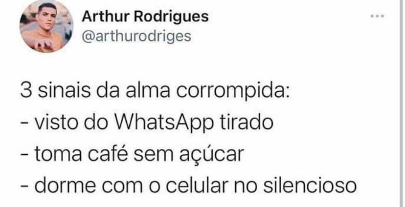 Sinais da alma corrompida