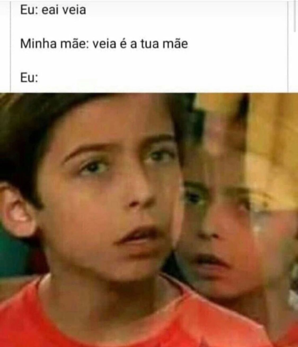 Quando chamo minha me de véia