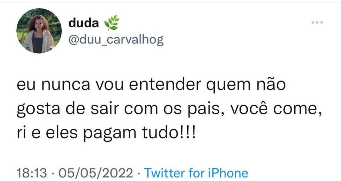 Nunca vou entender!
