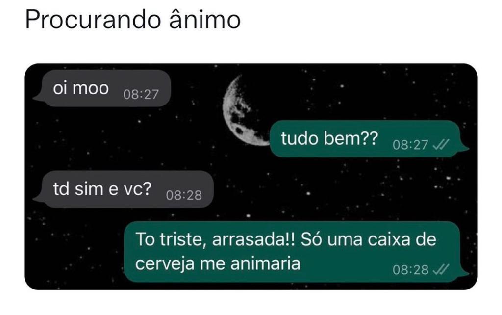 Procurando ânimo