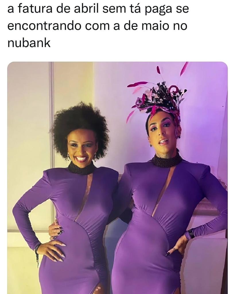 As faturas de abril e de maio se encontrando