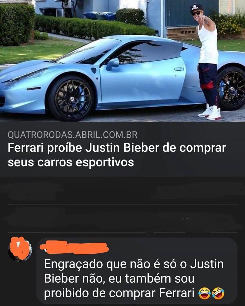 Não é só o Justin Bieber