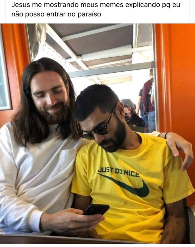 Jesus mostrando pq não posso entrar no céu
