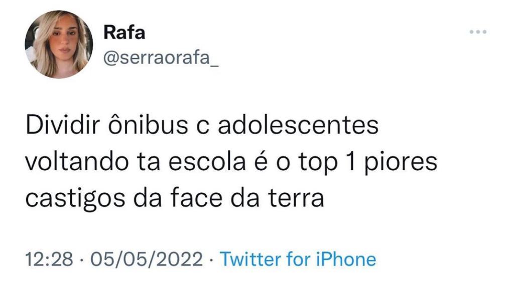 É o pior castigo mesmo