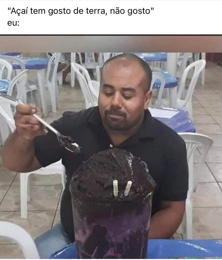 Eu com açaí