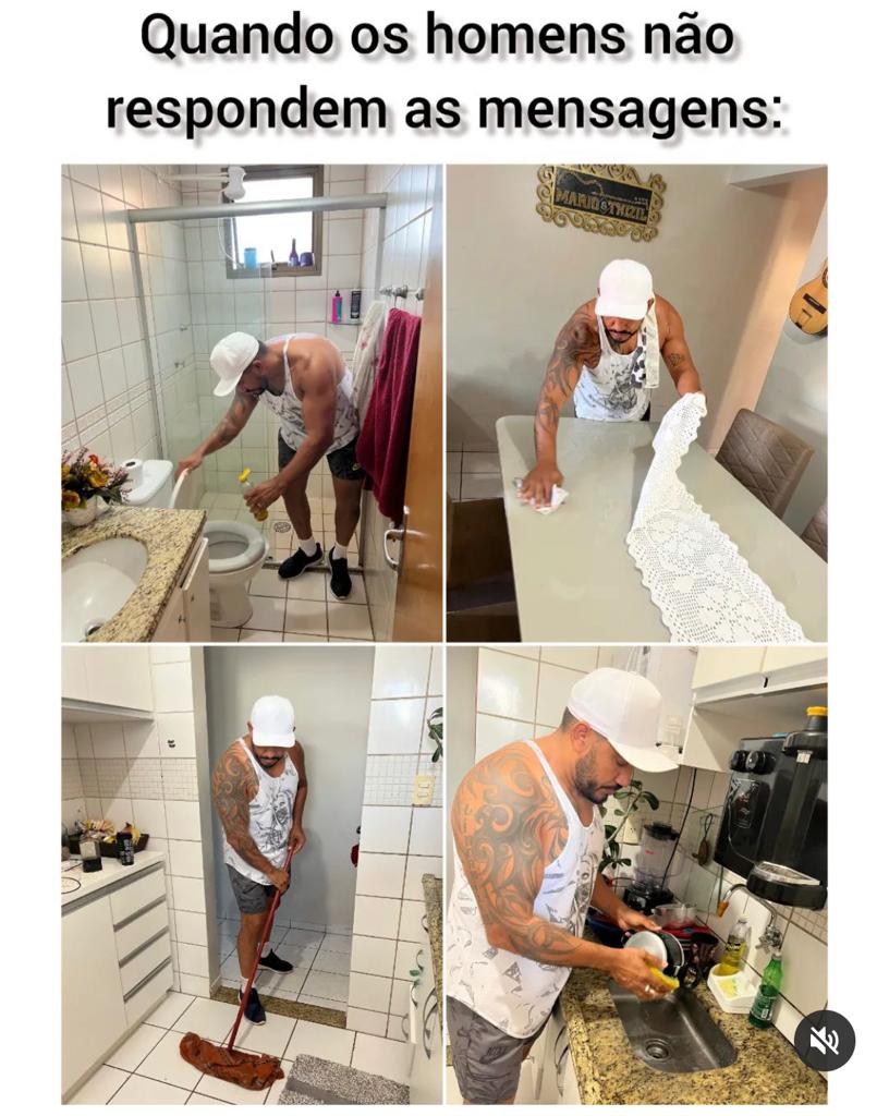 Quando os homens não respondem whats