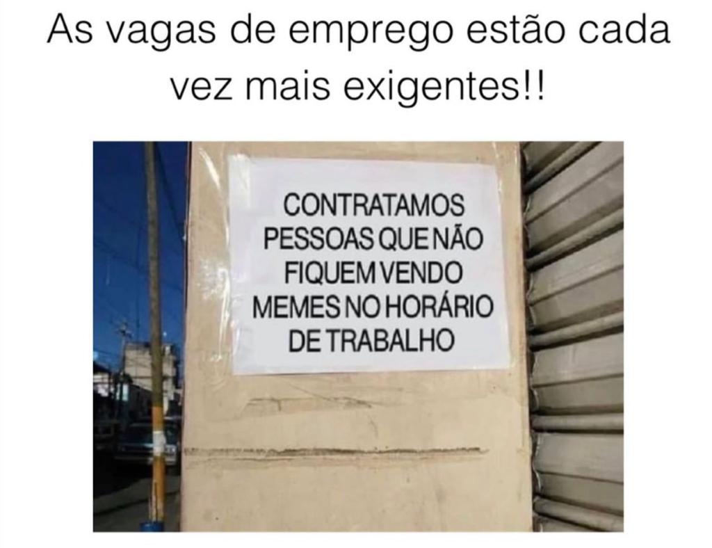 As vagas estão cada vez mais exigentes