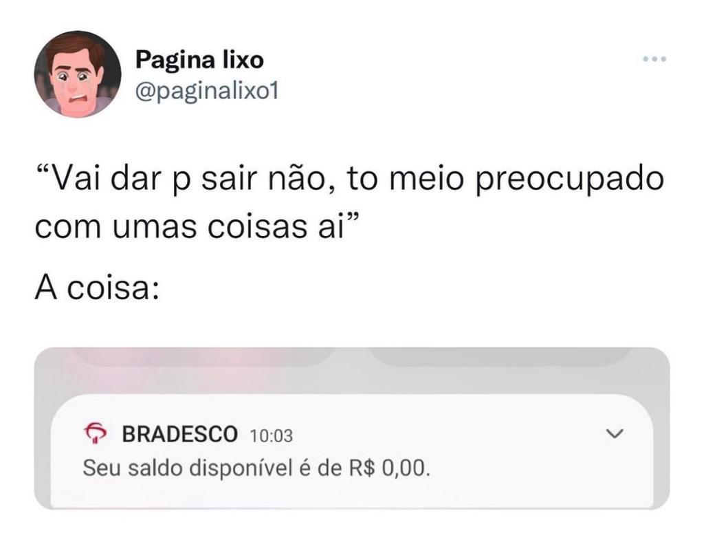 Tem umas coisas aí me deixando preocupado