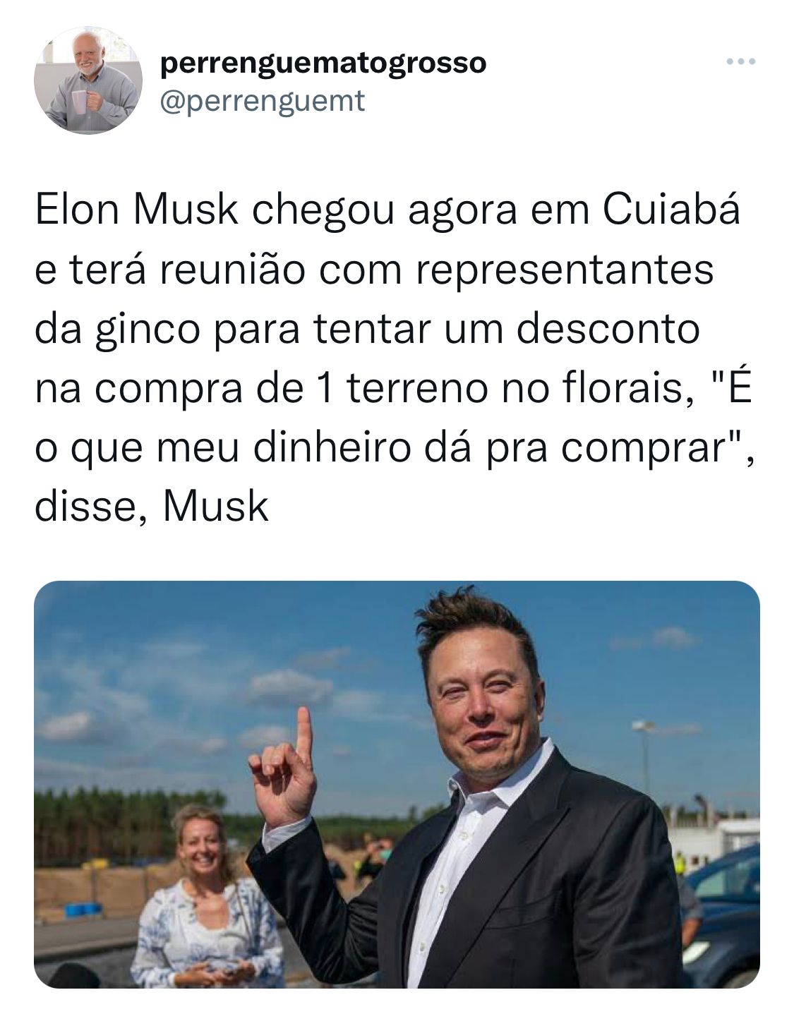 Elon Musk em Cuiabá