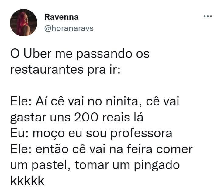 Melhor motorista de uber