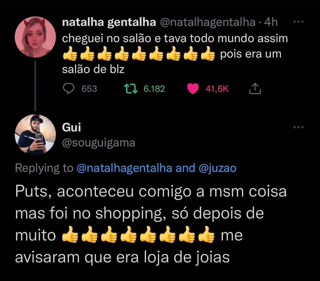 A galera não para