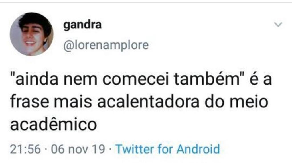Acalenta mesmo