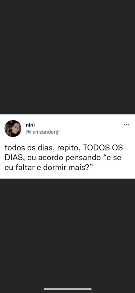 Eu todos os dias