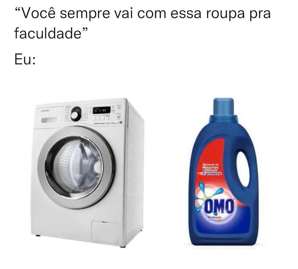 Apresento máquina de lavar roupa