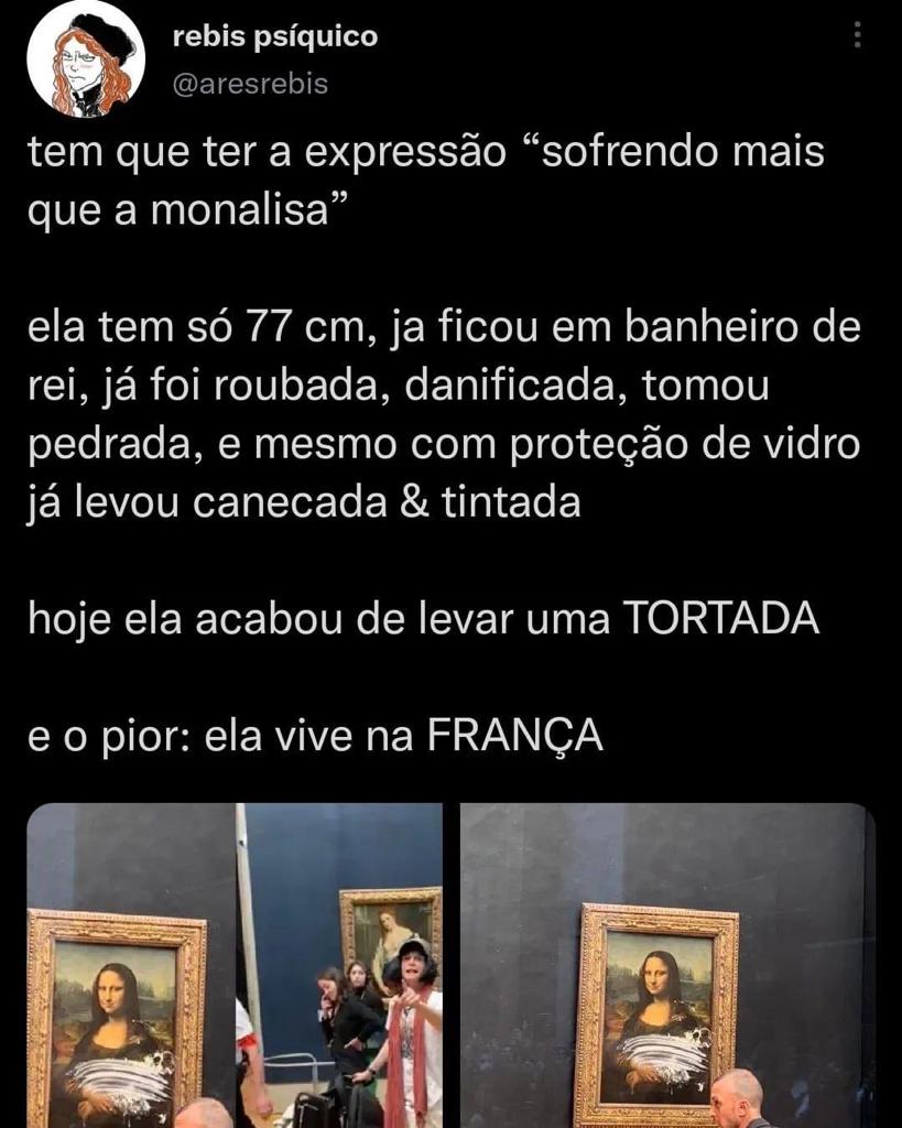 Sofrendo como a Monalisa
