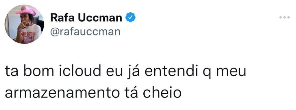 Já entendi, iCloud