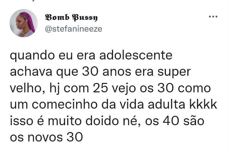Os 40 são os novos 30