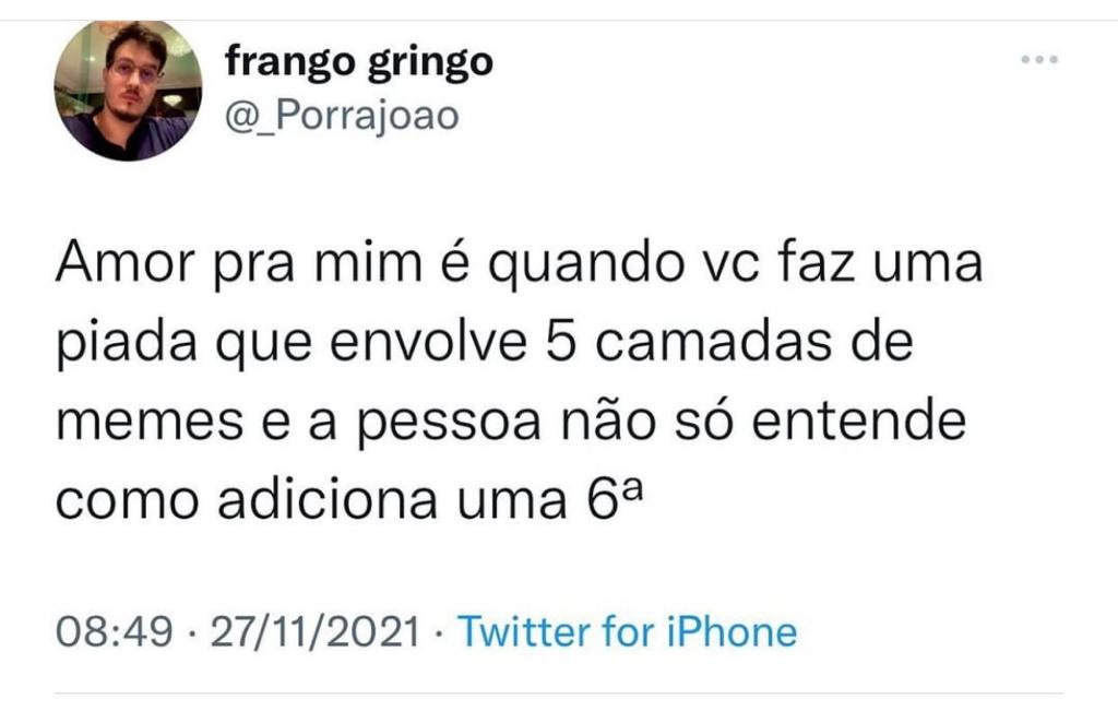 Amor pra mim é isso aqui