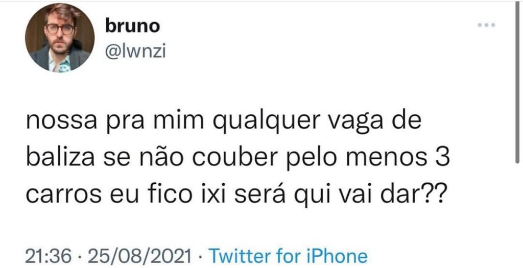 Eu estacionando