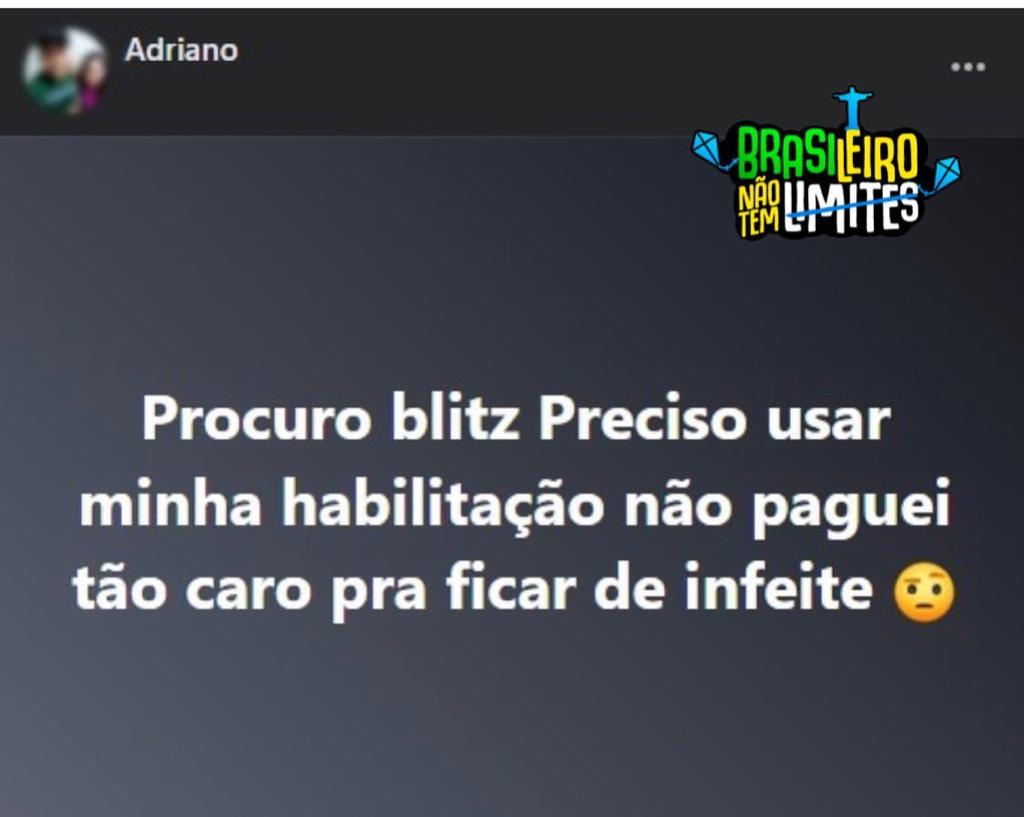 Eu depois de tirar habilitação