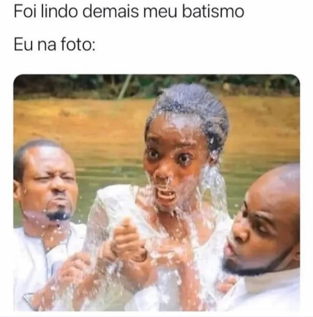 Eu na fogo do batismo