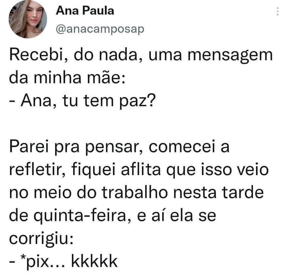 Trouxe momento de reflexão