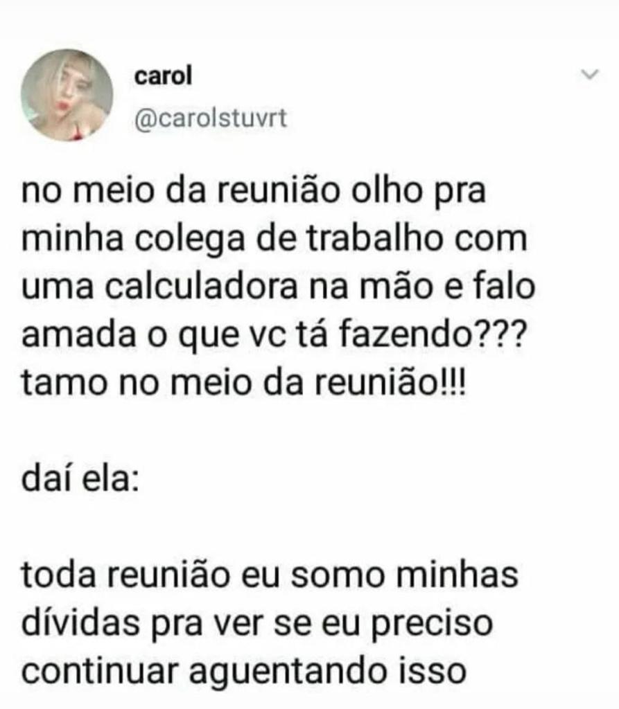 Vou fazer igual