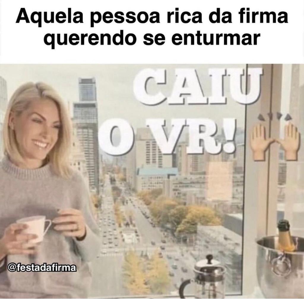 A pessoa rica tentando se enturmar