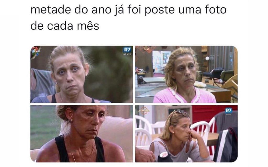 Eu participando da trend