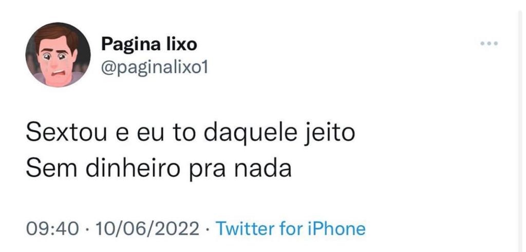 Sextou desse jeito