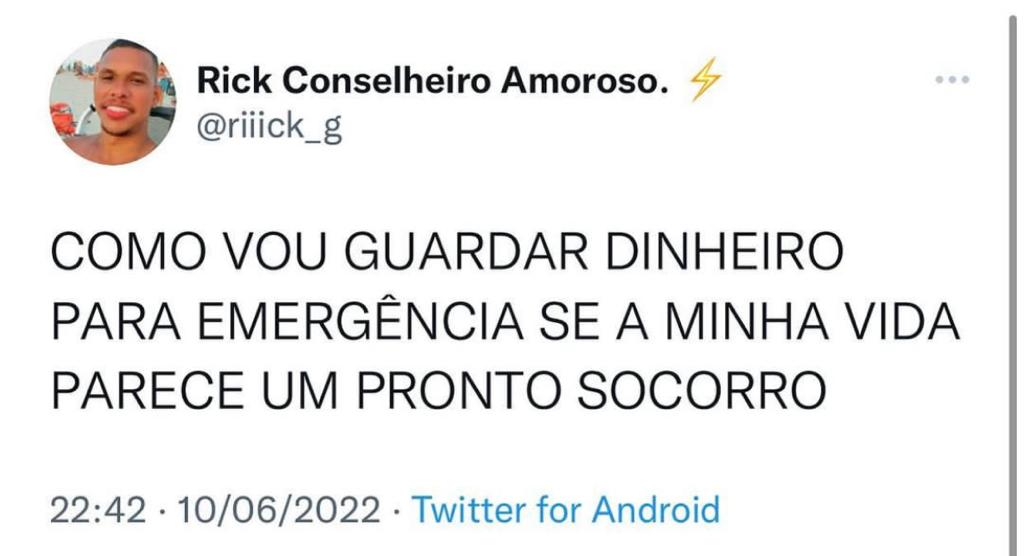 Minha vida parece um Pronto Socorro