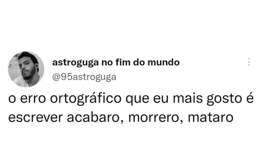 Meu erro ortográfico preferido
