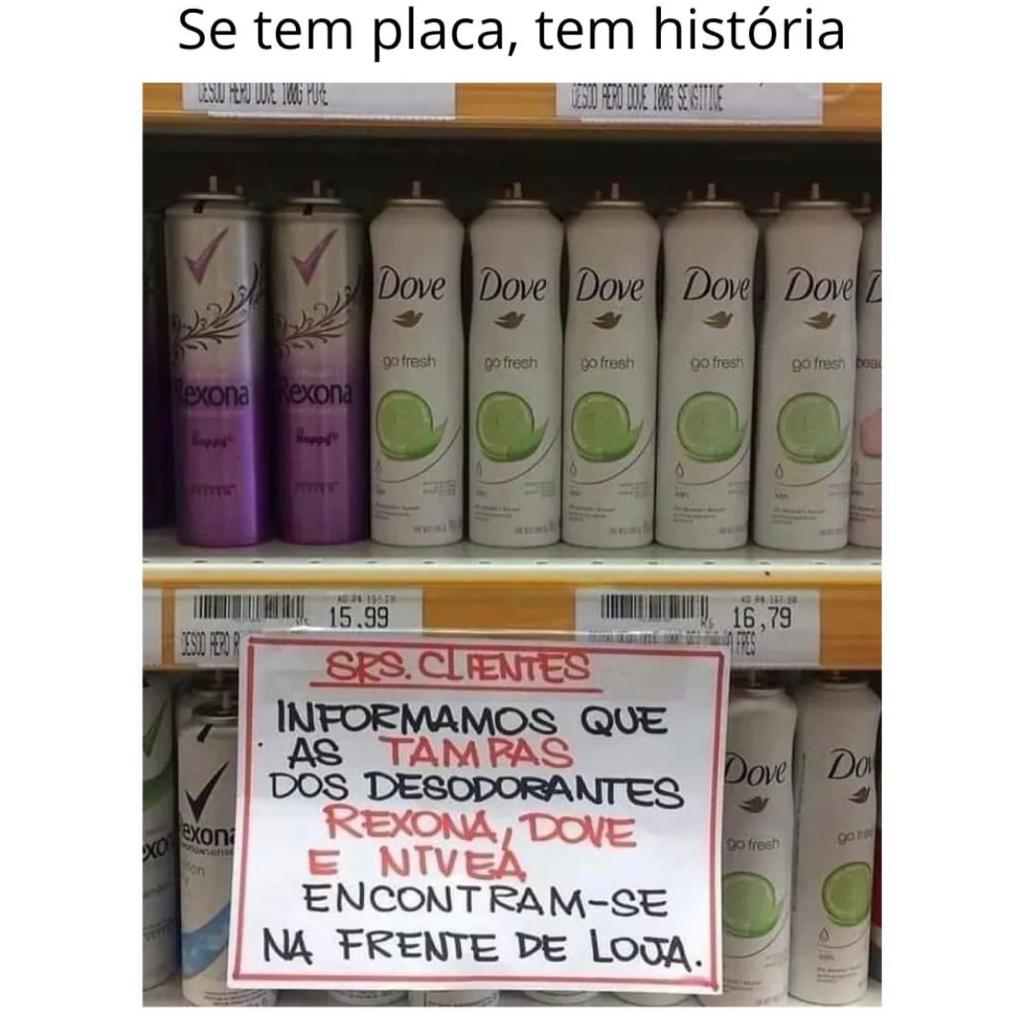 Se tem placa, tem história