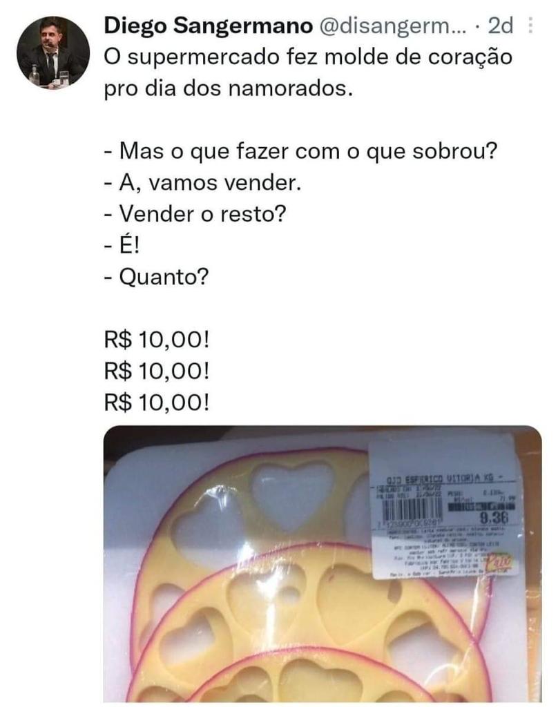 Não sei se dou risada ou me revolto