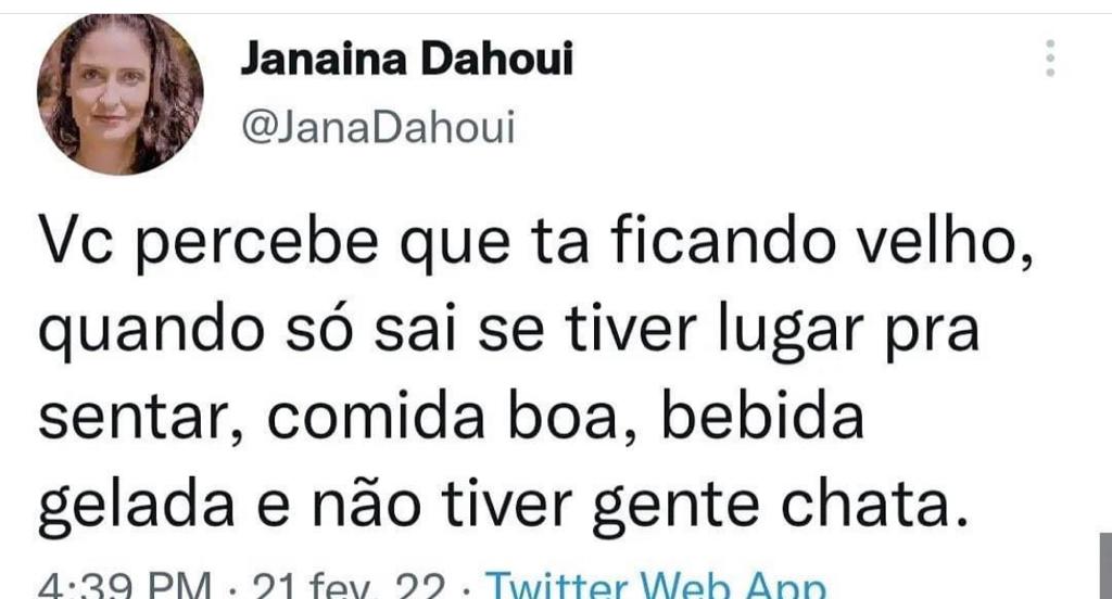 Tô velho já