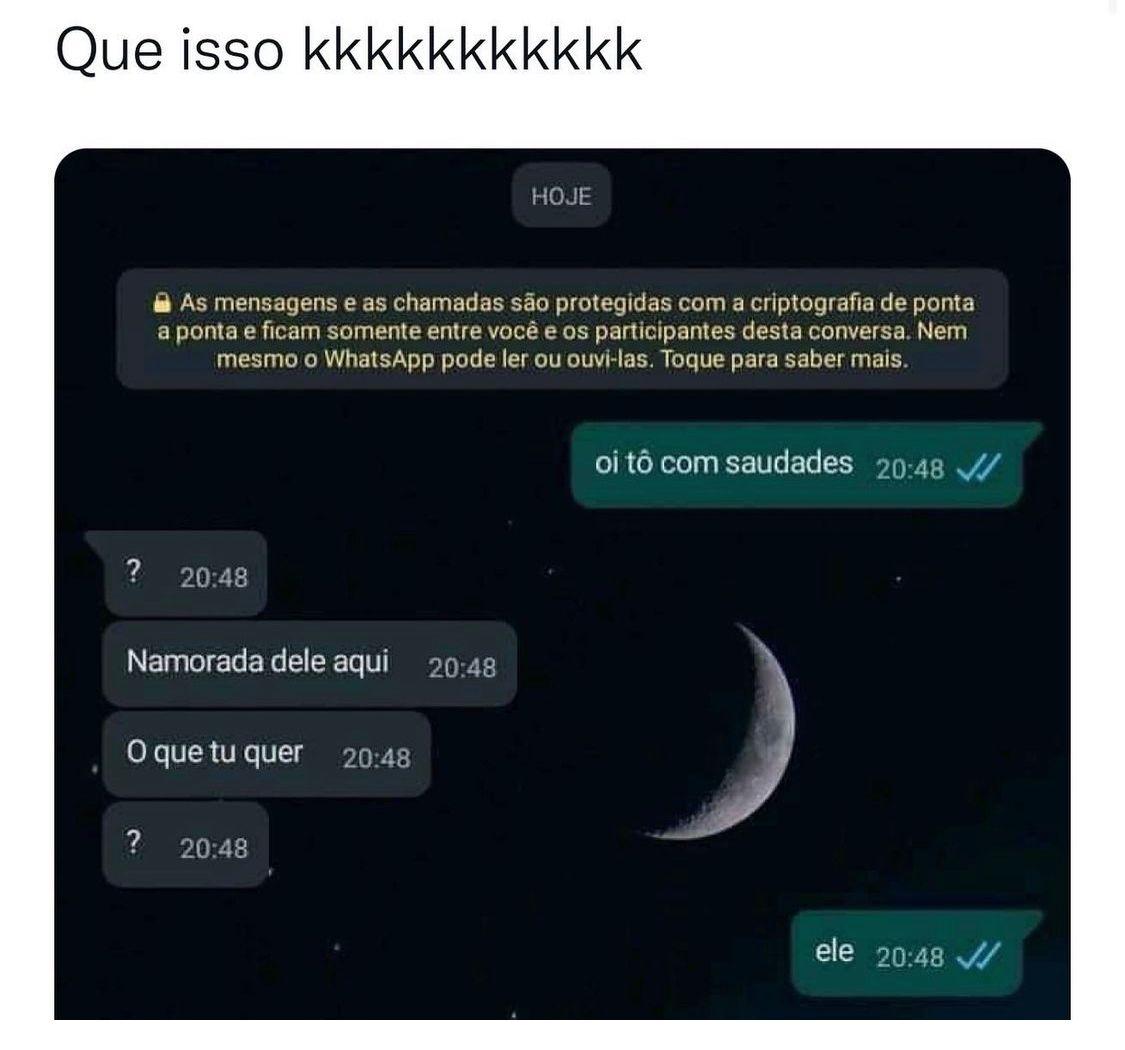 Que isso gente
