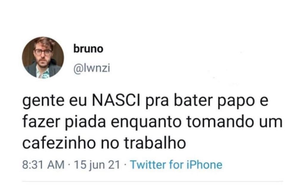 Nasci pra isso