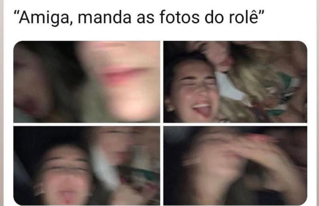 As fotos do rolê ficaram ótimas