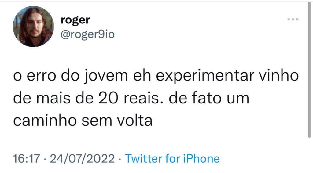 É um caminho sem volta