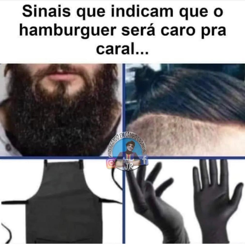 Sinais que indicam hambúrguer caro