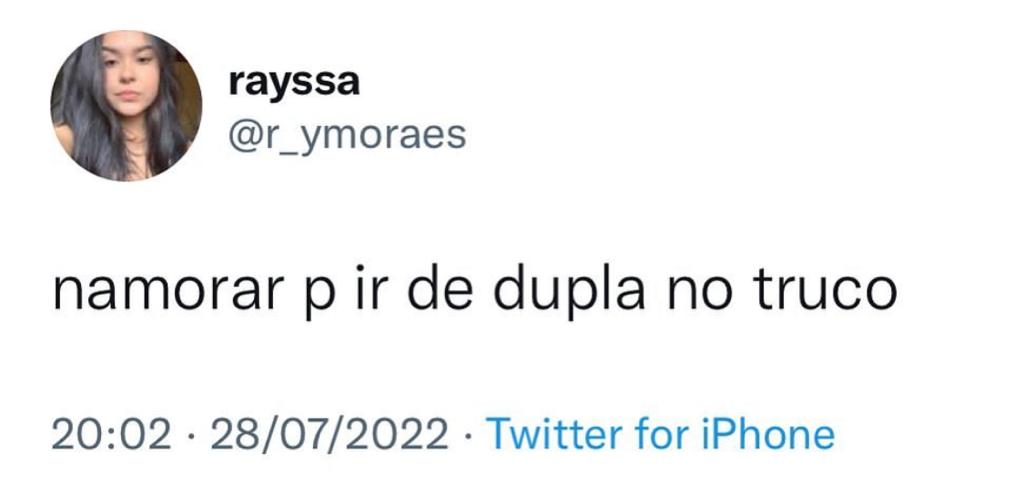 Namorar pra isso