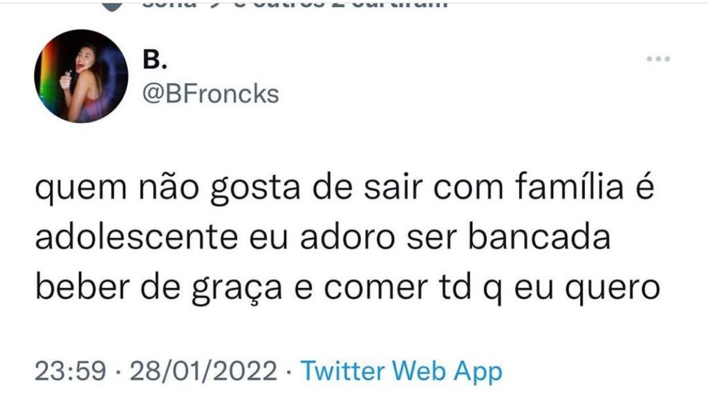 Adoro sair com a família