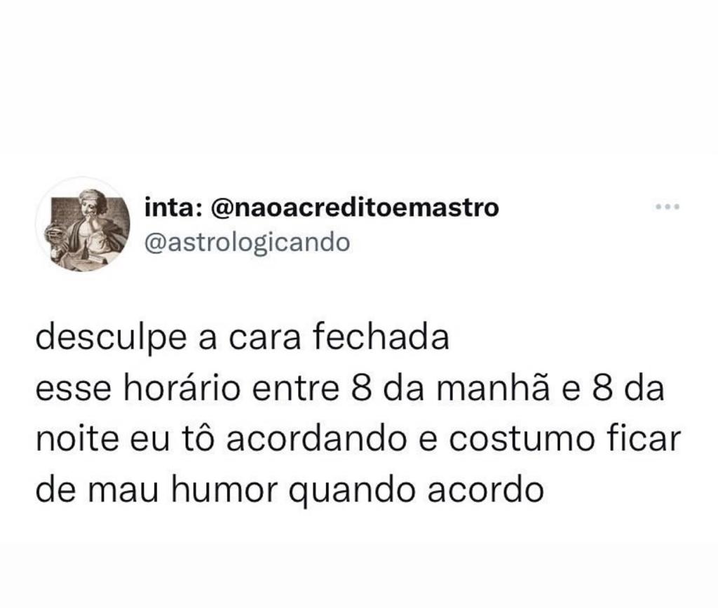 Desculpa a cara fechada