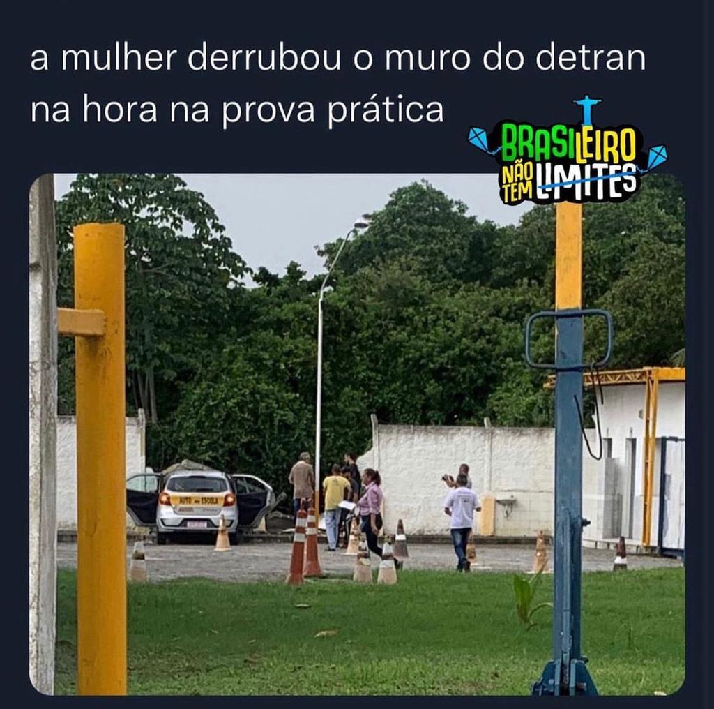 Eu eu fazendo habilitação
