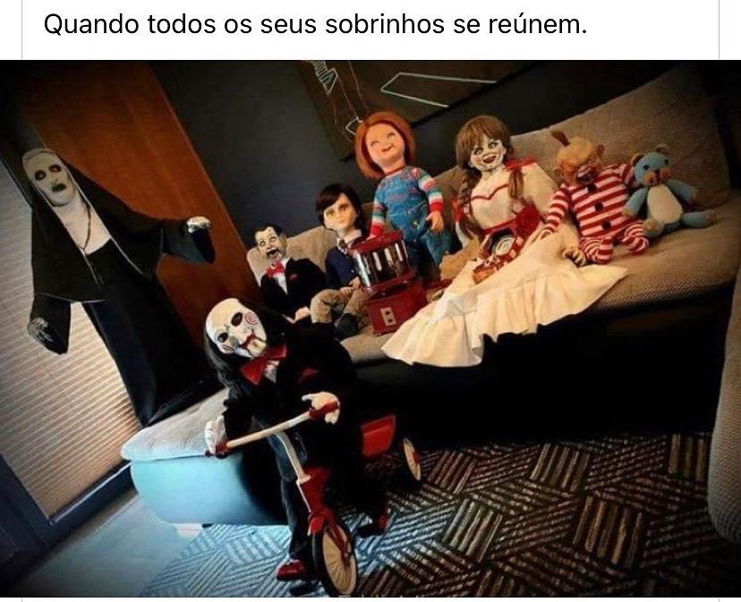 Quando todos os sobrinhos se reúnem